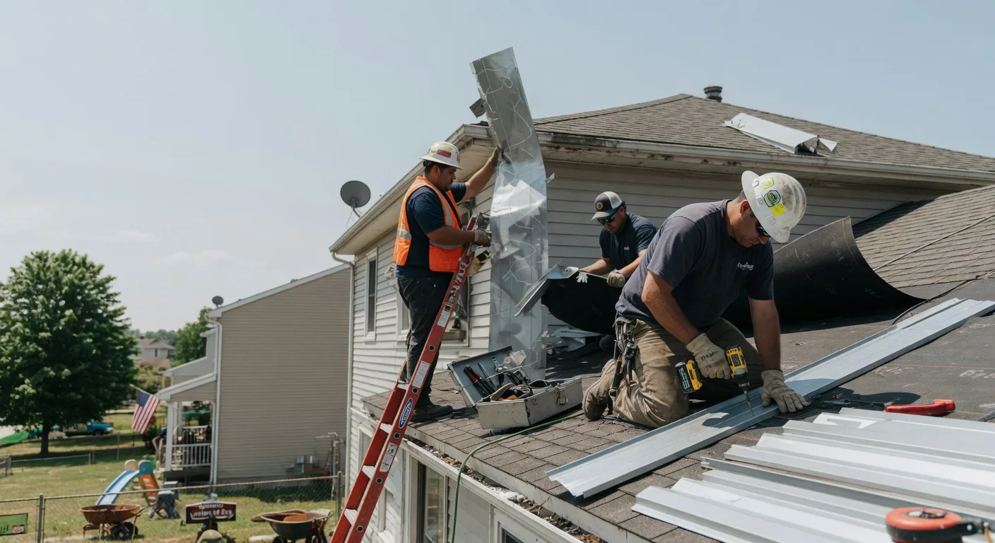 Storm Damage Metal Roof Repair in Scottville, NC